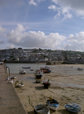 The beach at St Ives.