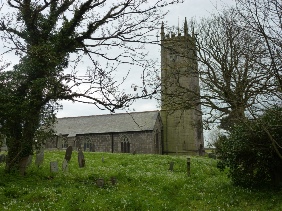 The Church of St Crewenna in Crowan village.