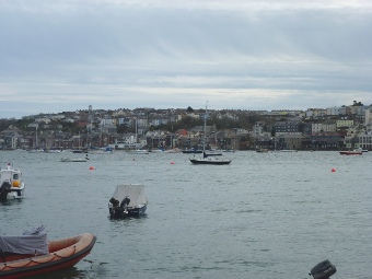 Looking across the water to Falmouth.  