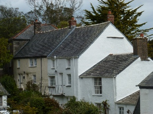 Cottages in Manaccan village.