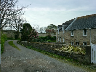 In the village of St Hilary.