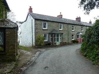 Street in the village of St Hilary.