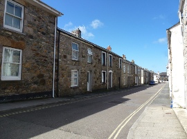 A street in Camborne.