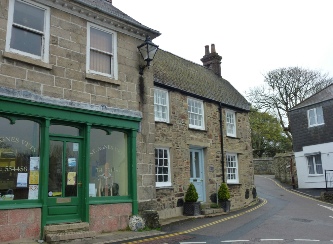 Shop and cottage in St Agnes.