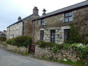 Stone cottages in Breage.