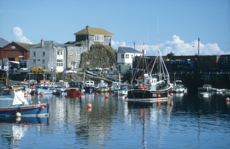 Fishing boats in Mevagissey Harbour
