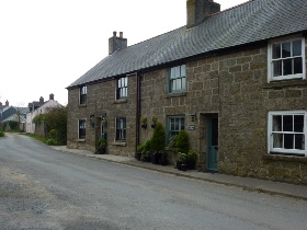 Old ccottages in Crowan.