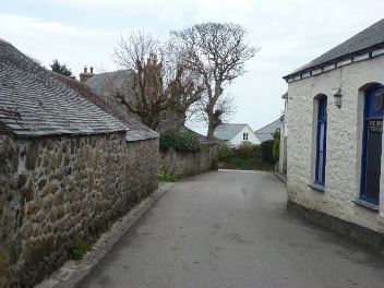 In the village of Madron.