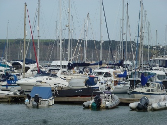 The harbour in Mylor.