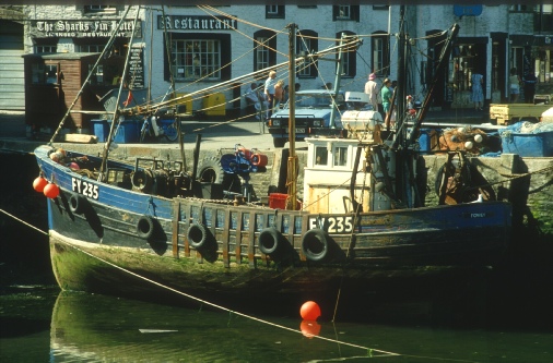 Fishing boat in Mevagissey